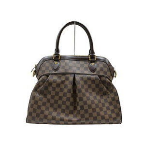 Louis Vuitton Trevi GM Shoulder Bag Damier Ebene Brown Handbag Brown